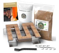 Generador de ahumado en frío para la curación de carnes y pescados, utilizando harina de haya y sal nitrificante