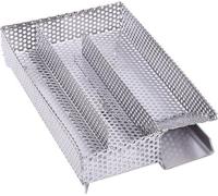 Generador de ahumado en frío Unyqoos® fabricado en acero inoxidable V2A – 20 x 12,5 cm, color plateado. Ideal para ahumar pescado, carne y queso, apto para carros de barbacoa, ahumadores, parrillas a 