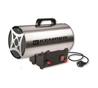 Generador De Aire Caliente Kemper 65311INOXN 10 KW H Inox Y Negro