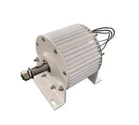 Generador de energía eólica, Motor de turbina de alternador de imán permanente de CA, 20KW, 48V, 96V, 240V, 380V, eléctrico, baja RPM, 3 fases, alta on Base para terraza, marina, autocara