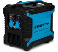 EBERTH Generador de Corriente Inverter 2000 W 3 CV, 2x Generador 230V con motor de gasolina de 4 tiempos, 2x USB, Central Eléctrica Portátil 78,8cc 1 cilindro
