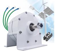 Generador de imán permanente de alternador trifásico, 10 kW/12 kW, motor eléctrico de CA sin engranajes con rectificador, para molino de viento Home Power (48 V, 12000 W)
