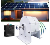 Generador De Imanes Permanentes De 12000 W, 12 V/24 V, Turbina Eólica De Baja Velocidad, Salida De Ca De 110 V/220 V, Kit Completo Para El Hogar Para Soluciones De Energía Renovable. 220v