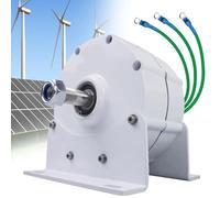 Generador De Imanes Permanentes De 8000 W, 12 V, 24 V, 48 V, 120 V, 220 V Con Base, Generador De Imanes Permanentes Trifásico Sin Engranajes, Alternadores De Ca Para Turbinas Eólicas 12v
