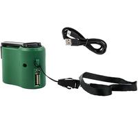 Generador de manivela USB cargador manual portátil de emergencia, material ABS duradero, perfil ligero portátil, compatibilidad universal para uso doméstico y entornos profesionales