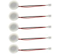 Generador de niebla ultrasónico, 5 piezas, 20mm, 1,7 Mhz, discos de cerámica con alambre y anillo de sellado, accesorios para humidificador
