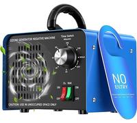 Generador de ozono de 100.000 mg/h, dispositivo de ozono con iones negativos y temporizador de 120 minutos, purificador de aire con ozono para eliminar olores en automóviles, hogares, para mascotas, p