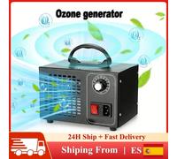 Generador de Ozono Industrial de 60 g/h, Desodorizador de O3, Eliminador de Formaldehído, Purificador de Aire con Ozono para Casa Nueva, Hotel, Oficina Negro