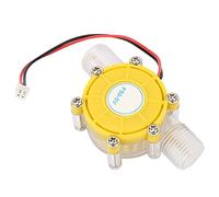 Generador de Turbina de Agua F50 Micro Hydro DC, Bomba de Flujo, Turbina, Generador de Energía Hidroeléctrica, Herramienta de Cambio(F50 12V amarillo transparente)