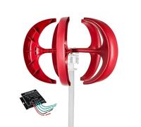 Generador de Turbina Eólica Vertical Sin Ruido de 12000W, 12V, 24V, 48V, 110V, 220V, Kit De Generador de Turbina Eólica Vertical Portátil con Controlador para Uso Doméstico Residencial,Red220V