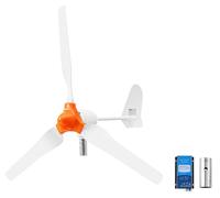 Generador de turbina eólica VEVOR de 500W, kit de turbina eólica de 12V, generador eólico de 3 aspas con controlador MPPT, dirección del viento ajustable y velocidad de viento de arranque de 2,5 m/s,