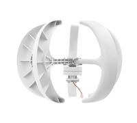 Generador de turbinas eólicas, 600 W, 24 V, 5 hojas, turbina de viento vertical, turbina eólica, generador para balcones, caravanas, barcos, hogar