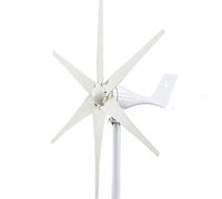Generador de Viento, 6 aspas molinos de viento aerogenerador energía 3000W 12V 24V 48V con controlador carga Mppt for uso doméstico