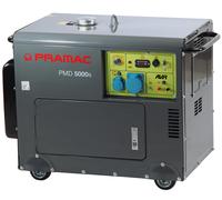 Pramac PMD5000s - Generador de corriente silencioso diésel con AVR 5 kW - Continua 4.2 kW Monofásica + ATS