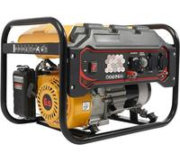 Generador eléctrico, 6.5 HP, 2 kW, motor de 4 tiempos, funciona con gasolina, con silenciador, monocilíndrico, refrigerado por aire, de 196 cm³, ideal para agricultura y empresas