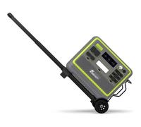 Generador eléctrico FOSSiBOT F2400 con carro plegable, estación de energía portátil de 2048 Wh, batería LiFePO4, 3 salidas CA 230V 2400W (4800W pico) y carga rápida, para camping y viajes nuevo