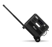 Generador eléctrico FOSSiBOT F2400 con carro plegable, estación de energía portátil de 2048 Wh, batería LiFePO4, 3 salidas CA 230V 2400W (4800W pico) y carga rápida, para camping y viajes nuevo