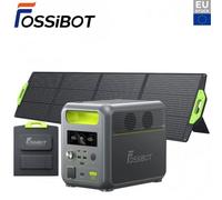 Generador eléctrico portátil FOSSiBOT F1200, 1200 W, panel solar portátil de 200 W, batería LiFePO4 de 1024 Wh, 7 salidas, UPS, BMS, más de 4000 ciclos, generador solar para camping/jardín/autocaravan