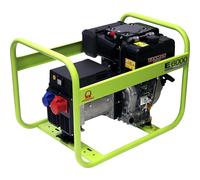 Generador eléctrico Serie E, diésel, 400/230V Pramac, E 6000 - diésel, 230 / 400 V