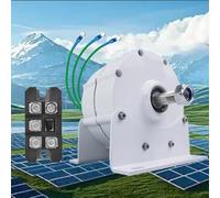 Generador eólico trifásico de 3000 W: alternador de CA sin Engranajes para proyectos de Bricolaje, solución de energía sin escobillas de 12 V/24 V/48 V/220 V, Fuente de energía renovable efi