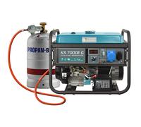 Generador híbrido de gasolina y gas "Könner & Söhnen" KS 7000E G