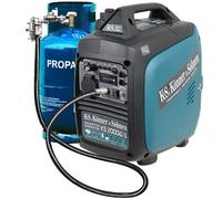 Könner & Söhnen Generador inverter híbrido de gas/gasolina KS 2000iG S
