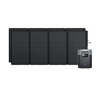 Generador solar EcoFlow DELTA 2 Max con panel solar portátil de 400 W*2