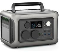 Generador solar portátil 600W con panel 100W, ideal para camping, jardín y RV