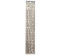 General Tools 715 grifo y taladro tabla de referencia