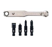 General Tools Juego de destornilladores de cinco piezas con destornillador de trinquete con manija de paso (8071)