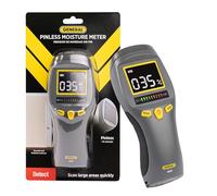 General Tools Medidor de humedad LCD Pinless con gráfico de barras tricolor (MM8)
