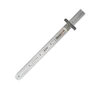 General Tools Regla de acero inoxidable de precisión de 6 pulgadas de precisión (300/1)