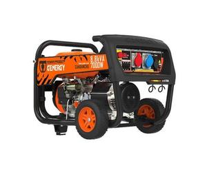 Genergy 11030 Candanchú Generador 7000w-400v 6500w-230v Gasolina Trifásico Arranque Eléctrico Modelo Candanchú