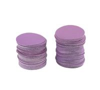 Generic 160 Discos de Lijado de Gancho y Bucle para Acabado Profesional de Madera y Metal, Papel de Lija de óxido de Aluminio, 3 Pulgadas, Resistente Al Agua, Grano Múltiple 60-10000