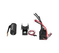 Generic 3670 2150KV Juego de Motor sin Escobillas Aleación de Aluminio 120A ESC con Disipador de Calor del Motor 50000 Velocidad Máxima 5.8V 3A SBEC para 1 8 RC Car Racing Upgrade