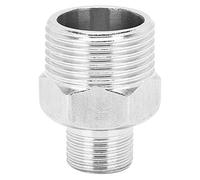 Generic Adaptador de Rosca Macho G1/2 Pulgadas, Conector de Acero Inoxidable Duradero para Instalación de Tuberías en Sistemas de Calentamiento de Agua, Rosca Macho de 1 Pulgada, 1 Unidad
