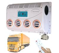 Generic Aire Acondicionado Eléctrico de 12V/24V CC Para Techo Caravana, Excavadora, Autobús, Furgoneta, Sistemas Refrigeración Vehículos Agrícolas,24V