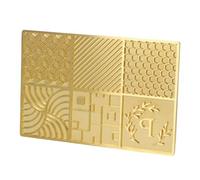 Generic Bandeja para Sellos de Hielo, Diseño único de Cobre, Sello de Cubo Personalizado, Elegante Molde para Prensar Cubitos de Hielo para Cócteles, Whisky, con Hermosos Patrones para Herramienta