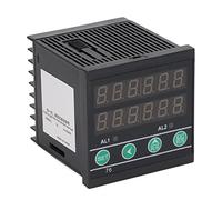 Generic Berm Contador de Pantalla Digital, Temporizador Multifuncional de 6 Dígitos, Medidor de Temporizador LED para Línea de Montaje Industrial, Diseño Liviano, 100-240 VCA