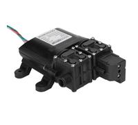 Generic Bomba de Diafragma de Alta Presión de 12V, 120W, 8L de Alto para Ducha de, RV, Césped y Jardín, con Conector de Cobre, Motor Dual