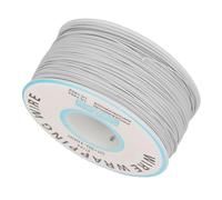 Generic Cable de Envoltura de Cobre Estañado 30AWG Cable Eléctrico Resistente Al Calor para Pantalla LCD de Placa de Pruebas 1 Rollo (WHITE)