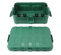 Generic Caja de Conexión de Cables Caja Eléctrica Impermeable de Gran Capacidad para Conexiones Eléctricas Exteriores, Clasificación IP54, 34,5 X 24 X 12 Cm (GREEN)