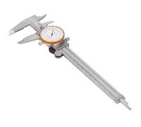 Generic Calibrador de Esfera de Acero Inoxidable Vernier 0 150 Mm, Herramienta de Medición Manual de 0,02 Mm para Diámetro Interior/exterior, Profundidad, Escalón Marco de Metal a Prueba de Golpes