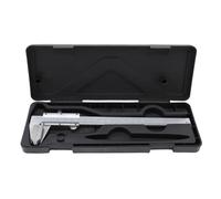 Generic Calibrador Vernier 6 en 0 150Mm, Caras de Medición Grandes de Acero Inoxidable, Herramienta de Medición Industrial para Cables de Alambre, Materiales Blandos