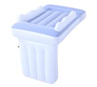 Generic Cama de Viaje Portátil para Niños, Colchón de Aire Flocado Grueso, Cama de Avión Plegable para Niños Pequeños, Materiales de Primera Calidad para un Espacio de Descanso Cómodo Durante los
