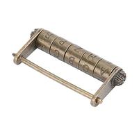 Generic Cerradura Antigua Codificada con Contraseña Decorativa para Caja de Herramientas, Muebles, Aleación de Zinc, 65g