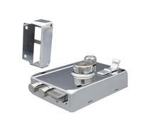 Generic Cerradura para el Hogar Kit de Cerrojo de Estilo Vintage Hierro Duradero para Puertas de Seguridad Entrada Al Dormitorio 119x85 Mm 5 Llaves (derecha abierta)