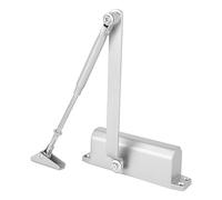Generic Cierrapuertas Automático Hidráulico, Bisagras de Puerta de Cierre Automático Duraderas para Puertas de Seguridad, Aluminio Fundido, 1 Paquete