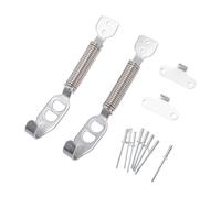Generic Clips de Resortes para capó de Maletero, Ajuste Seguro, Acero Inoxidable Duradero para capó y Maletero del Vehículo, 2 Unidades