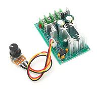 Generic Controlador de Velocidad del Motor, Módulo de Control de Interruptor PWM para Motores DC 10-60V 20A, Tamaño Compacto para Motores DC 12V 24V 36V 48V
